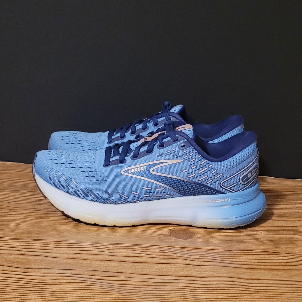 Brooks Glycerin 20 athletic running shoes womens size 9.5 sneakers